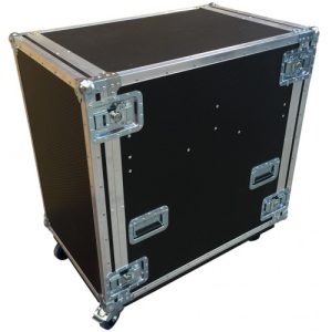 18U Rack Case with 11U Rack Metal Sleeve and drawer