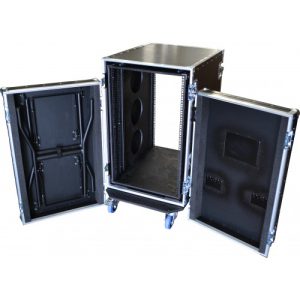 18U Shock Mount Rack 700mm deep sleeve & Table