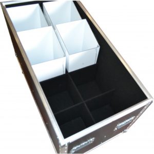 Flight Case for 8x LEDJ LED PAR64 floor cans