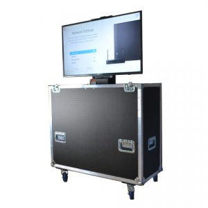 Case for 40" Samsung UE40JU6400KXXU Ultra Smart Led Flight Case With Electric Lift