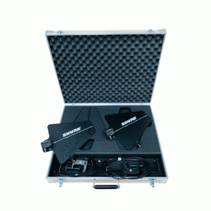 Briefcase Style Case For Two Shure UA860WB Aerial Antenna