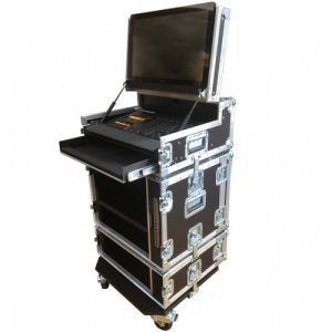 Command Wing MA onPC Case to hold Dell Monitor Intel Core i5 in the lid