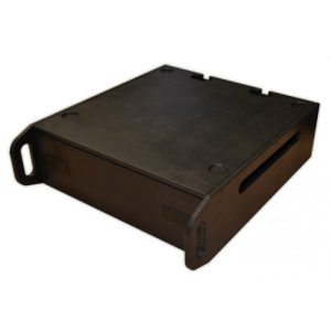 3U Plywood Rack Sleeve with front and back cover lids